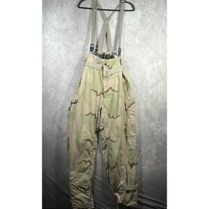 USGI Overgarment Chemical Protective NFR Pants Mens Large Tan Green Camouflage